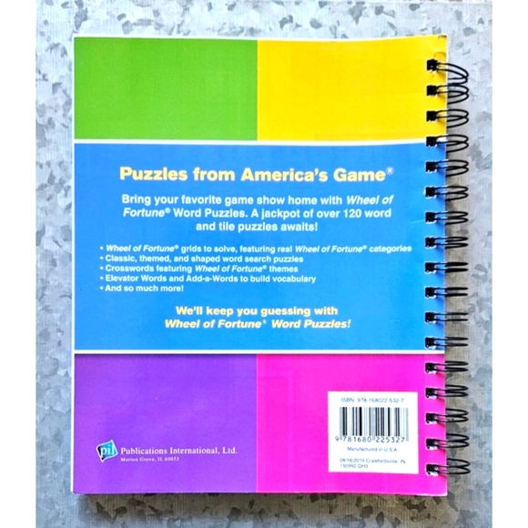 FREE WHEN ADDED TO BUNDLE Wheel of Fortune Word Puzzles - Picture 8 of 8
